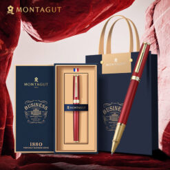 Bút bi ký tên Montagut 06 (màu đỏ) – Bút bi cao cấp làm quà tặng