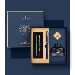 Set bút ký 4 món cao cấp làm quà tặng MTG0128 màu xanh