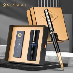 Bút bi ký tên Montagut cao cấp M303 màu đen cao cấp làm quà