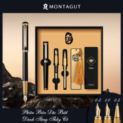Set bút ký Montagut màu đen phiên bản đặc biệt dành tặng thầy cô