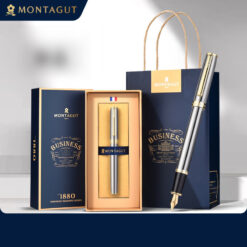 Bút máy Montagut cao cấp M303 màu bạc chính hãng