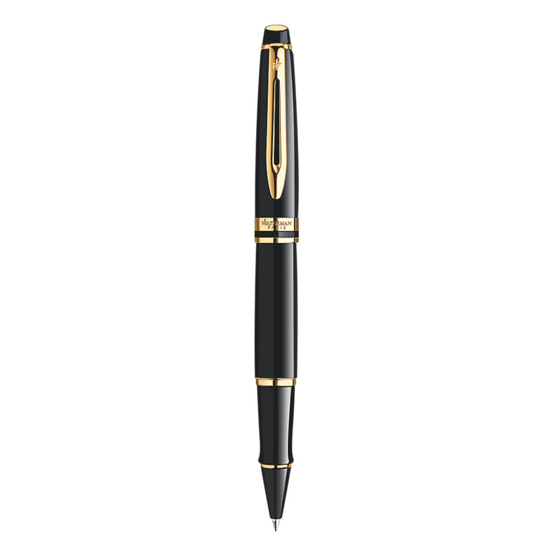 Bút ký dạ bi Waterman EXPRT3 BLK GT RB F S0951680 mạ vàng