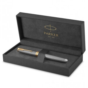 Hộp bút ký tên Parker SON STR Silver GT 18K GB 1931490 chính hãng