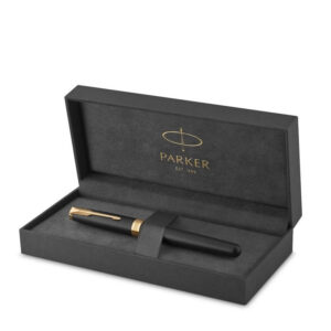 Hôp bút bi ký tên Parker SON X M Black GT TB 1950878 mạ vàng 18K chính hãng