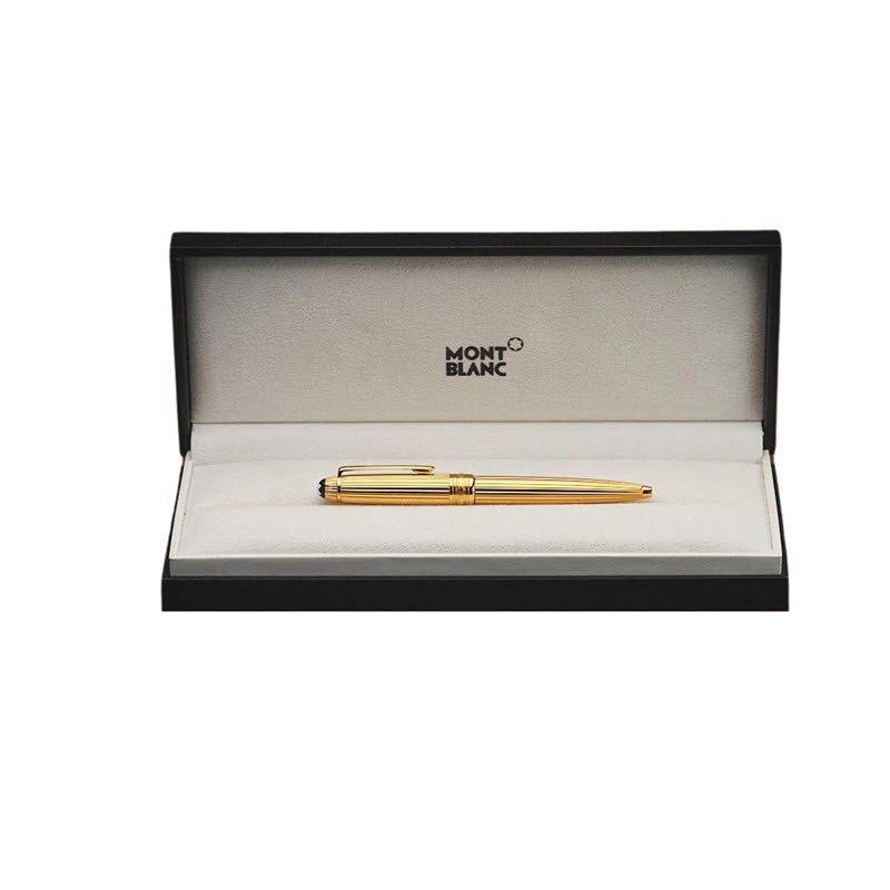 Bút ký Montblanc Solitaire Vermeil Gold Mozart Pinstripe Guilloche