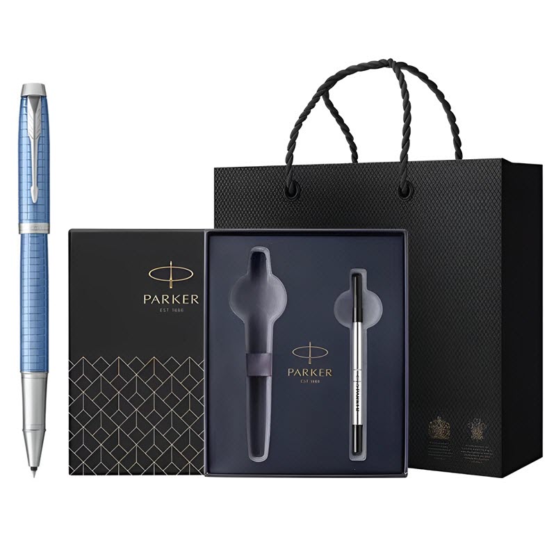 Bộ quà tặng bút ký Parker cao cấp X Blue CT TB4 1975589 tặng kèm 1 ngòi, hộp và túi hãng