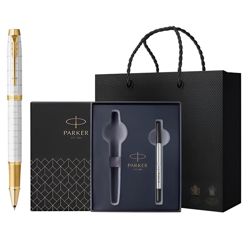 Bộ quà tặng bút ký Parker cao cấp X Pearl GTTB 2143464Z tặng kèm 1 ngòi, hộp và túi hãng