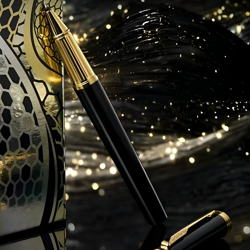 Bút ký lông bi Parker Ingenuity Black Snake phiên bản hộp gỗ lót nhung cao cấp