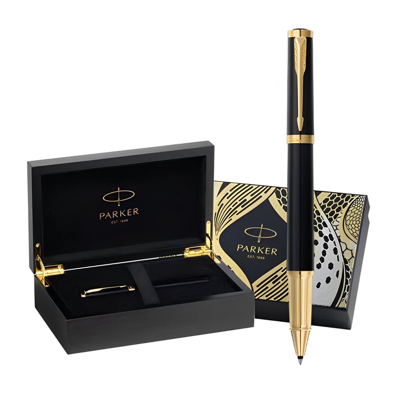 Bút ký lông bi Parker Ingenuity Black Snake phiên bản hộp gỗ lót nhung cao cấp