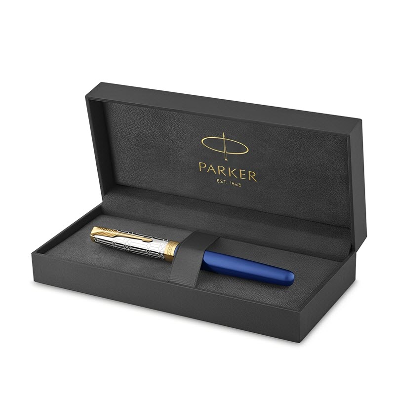 Bút máy Parker Sonnet Jubilee – 2175073 (mạ vàng 24k) bản đặc biệt kỷ niệm 70 năm Nữ hoàng Elizabeth II lên ngôi