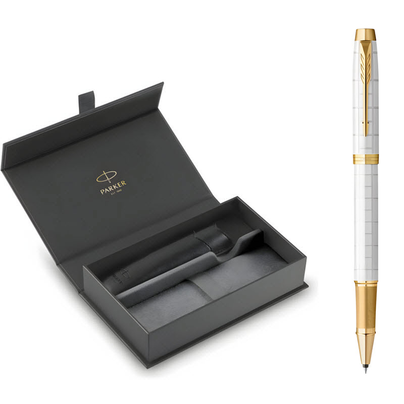 Bộ quà tặng bút ký Parker IM PRM X Pearl GTTB 2143464Z kèm bao da