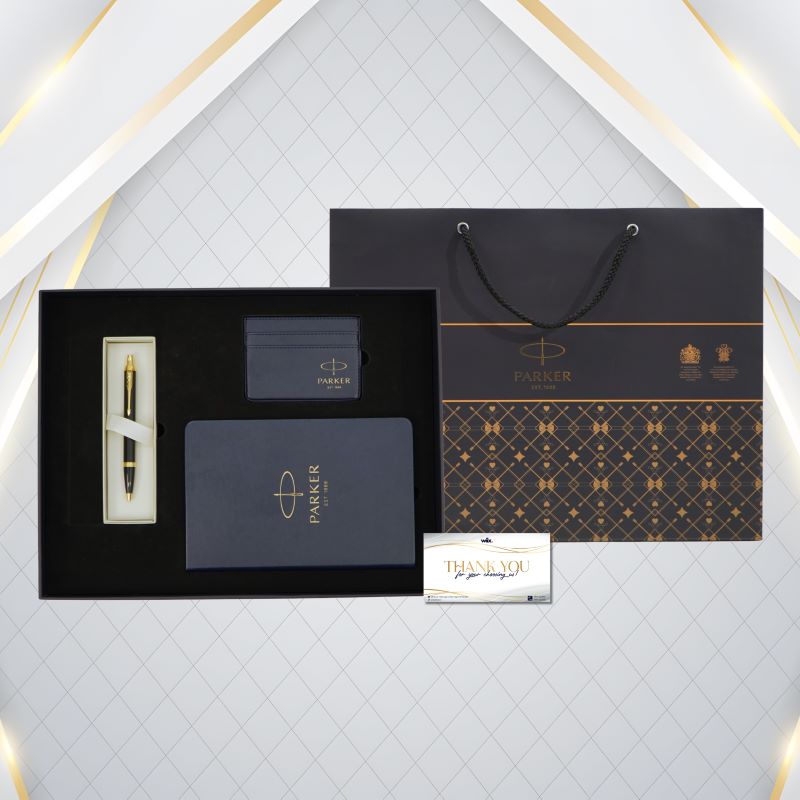 Bộ quà tặng bút ký Parker IM X-Black GT TB4-1975638 chính hãng