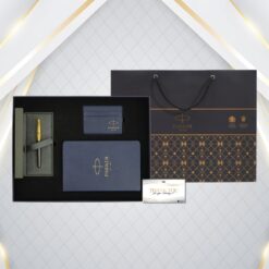 Bộ quà tặng bút ký Parker Sonnet Arrow Grey GT-2201040 chính hãng