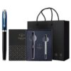 Bộ quà tặng bút ký Parker lông bi IM SE X-Blue M GB4-2073477 cao cấp