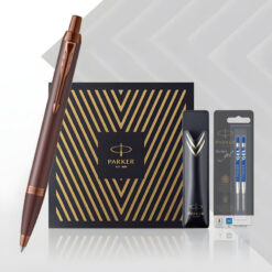 Bộ quà bút bi ký tên Parker IM MONO REDPURP M-2190514 kèm bao da và 02 ngòi thay thế