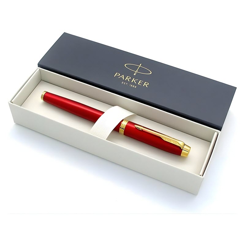 Bút ký lông bi Parker IM X-RED GT cao cấp kèm hộp và túi hãng